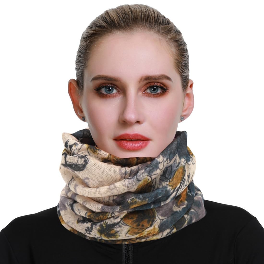 Women's Cap Chemo Hat Slouchy Headwear Head Wraps Crab Hats 2pcs Tin... image 5
