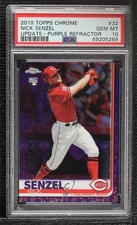 2019 Chrome Update Target Purple Refractor 164/175 Nick Senzel PSA 10 GEM MT 8d2