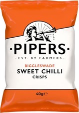 Pipers Crsip Biggleswade Sweet Chilli Crisps 40g
