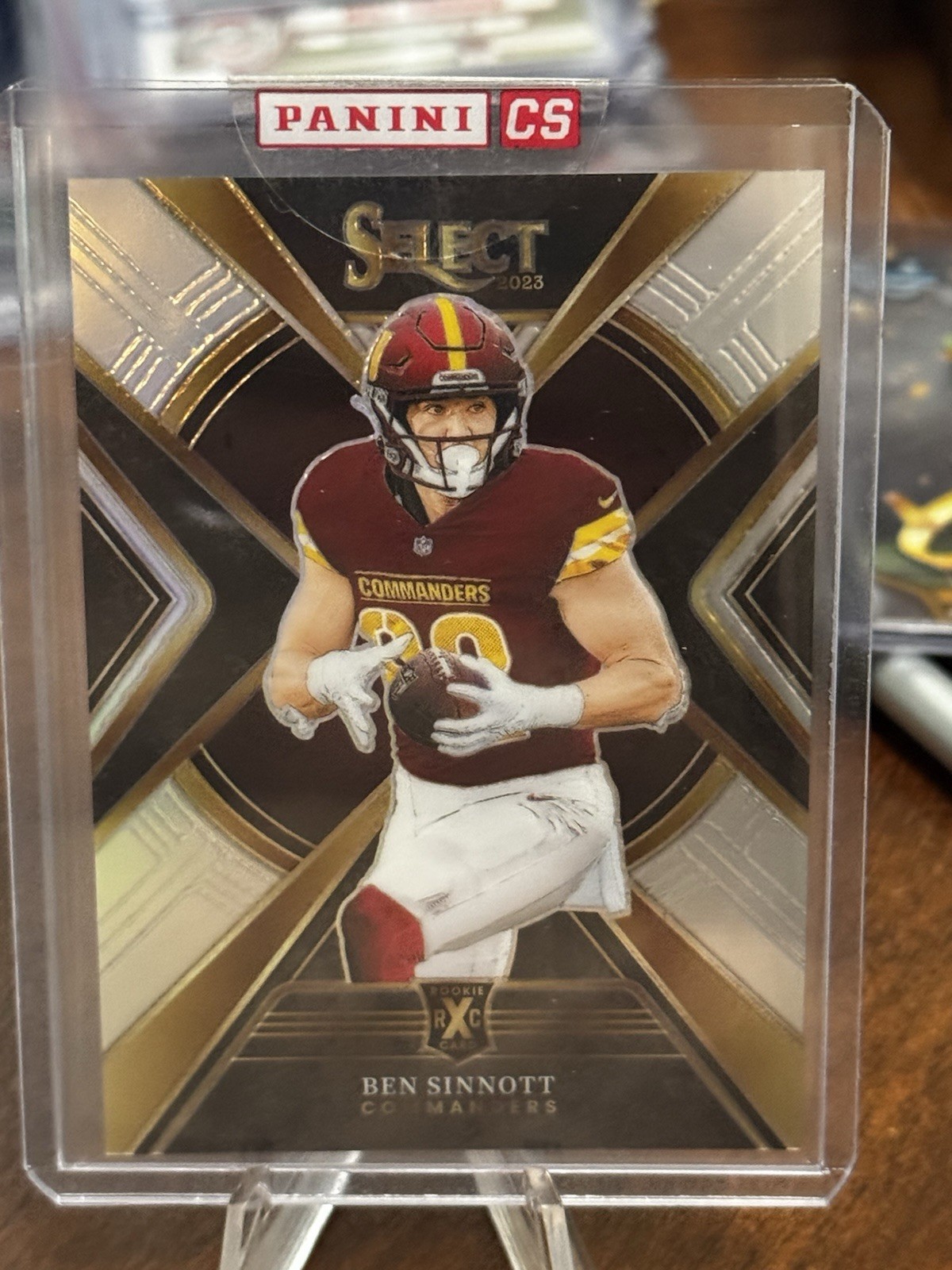 2023 Panini Select Ben Sinnott XRC Silver #517 (RC) Washington Commanders