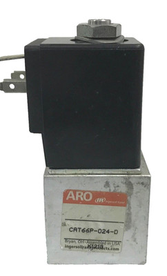 CAT66P-024-D ARO/Ingersoll Rand 3-Wege 1/4 Zoll 24V DC High Flow Serie Ventil