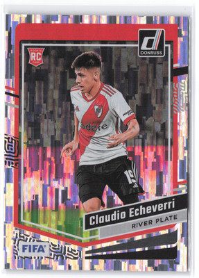 2023-24 Panini Donruss Claudio Echeverri Silver Rookie #164 River Plate