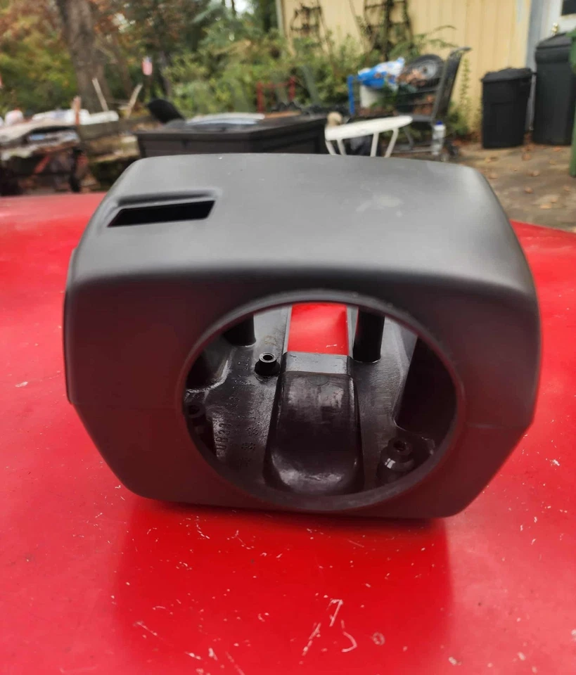 1986-1993 MAZDA B2200 B2600 OEM STEERING COLUMN COVER SHELL BEZEL TRIM GRAY - Image 4 of 4