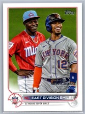 NL East Division Smiles 2022 Topps 582 Montgomery Stamp #98