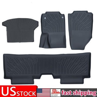 4X FOR CHEVROLET EQUINOX 2025-2026 TPE FLOOR MATS LINERS & TRUNK CARGO LINER