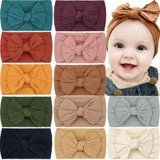 Super Stretchy Soft Knot Headbands with Hair Bows Head Wrap Hair Accessor