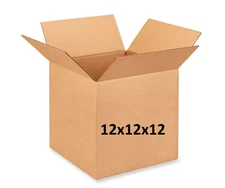 12" x 12" x 12" Pack of 25 Shipping Boxes - Local Pickup Only!