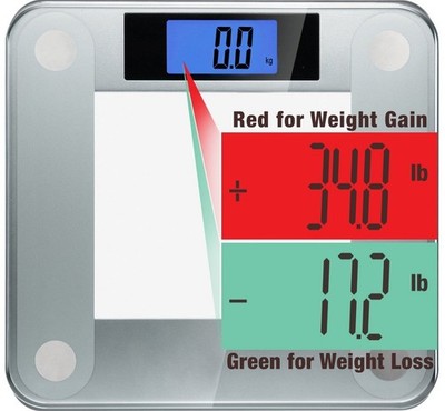 Ozeri Precision II Body Weight Scale (440 lbs Step-on Bath 100 Gram, Silver 