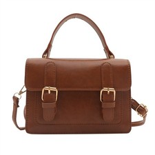 NEW Leather Crossbody Satchel Bag for Women   Crossbody Purse No Brand 