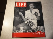 LIFE MAGAZINE. July 15, 1940. PICNIC TIME. Vintage. LIFE MAGAZINE. July 15, 1940. PICNIC TIME. Vintage.