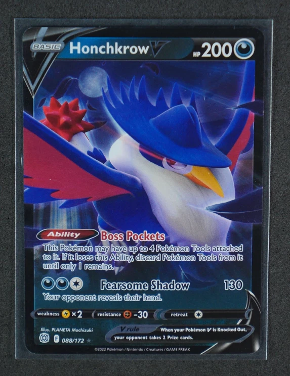 Honchkrow V Pokémon TCG Cards for sale
