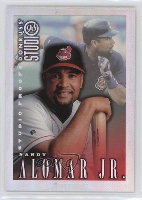 1998 Donruss Studio Studio Proofs /1000 Sandy Alomar Jr #181 g7g