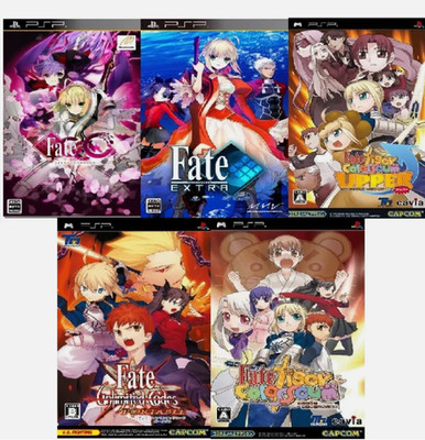 Fate/Extra CCC Unlimited Code Tiger Coloseum Upper 5Games set PSP
