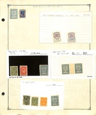 Far East Republic Stamp Collection on 1 Scott International Page, 1921-1922 (BA)
