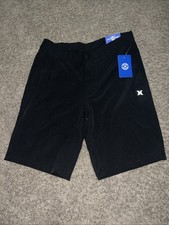 Hurley All Day Hybrid Shorts Black 20" Length Quick Dry Stretch Men's 30 New