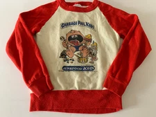 VINTAGE GARBAGE PAIL KIDS *JUNKFOOD JOHN* CHILDS SWEATSHIRT SIZE S 8/10    1985