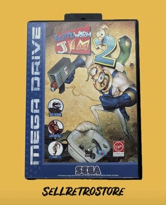 Earth Worm Jim 2 - Sega Mega Drive - OVP - CIB - PAL - Retro Game