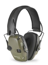 Howard Leight Impact Sport Electronic Earmuffs, Green, R-01526