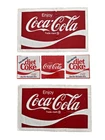 Vintage Coca Cola Stickers Lot Coke Diet Coke Advertising Decals 5 Pc
