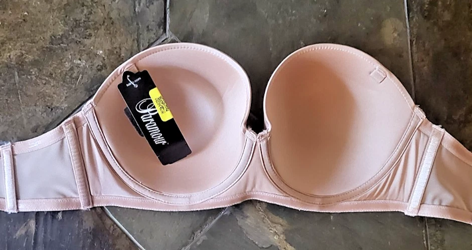 34D Paramour by Felina Marvelous Contour Full-Figure Strapless Bra 235033 - Image 4 of 4