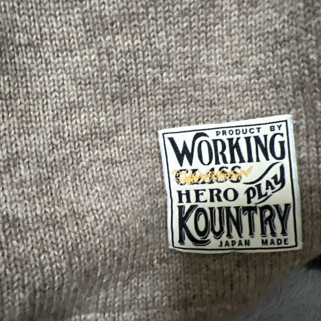 WORKING CLASS HERO PLAY KOUNTRY ハーフジップ 【公式通販】