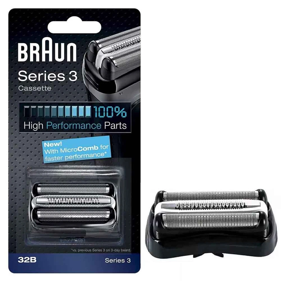 Braun 32B Serie 3 Pro Afeitadora Eléctrica Cabezal de Repuesto Alta Calidad Totalmente Nuevo