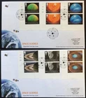 GB QEII 2012 Space Science Set in Cylinder Blocks + Margins on First Day Covers