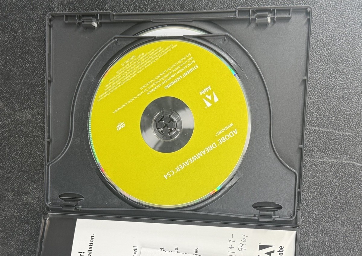Adobe Dreamweaver CS4 Mac OS DVD版 Adobe Dreamweaver CS4 - Windows/Mac OS DVD Student Licensing | eBay