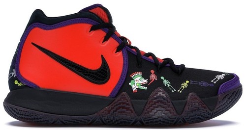 Nike Kyrie 4 DOTD size 14. Day of the Dead. Black Purple