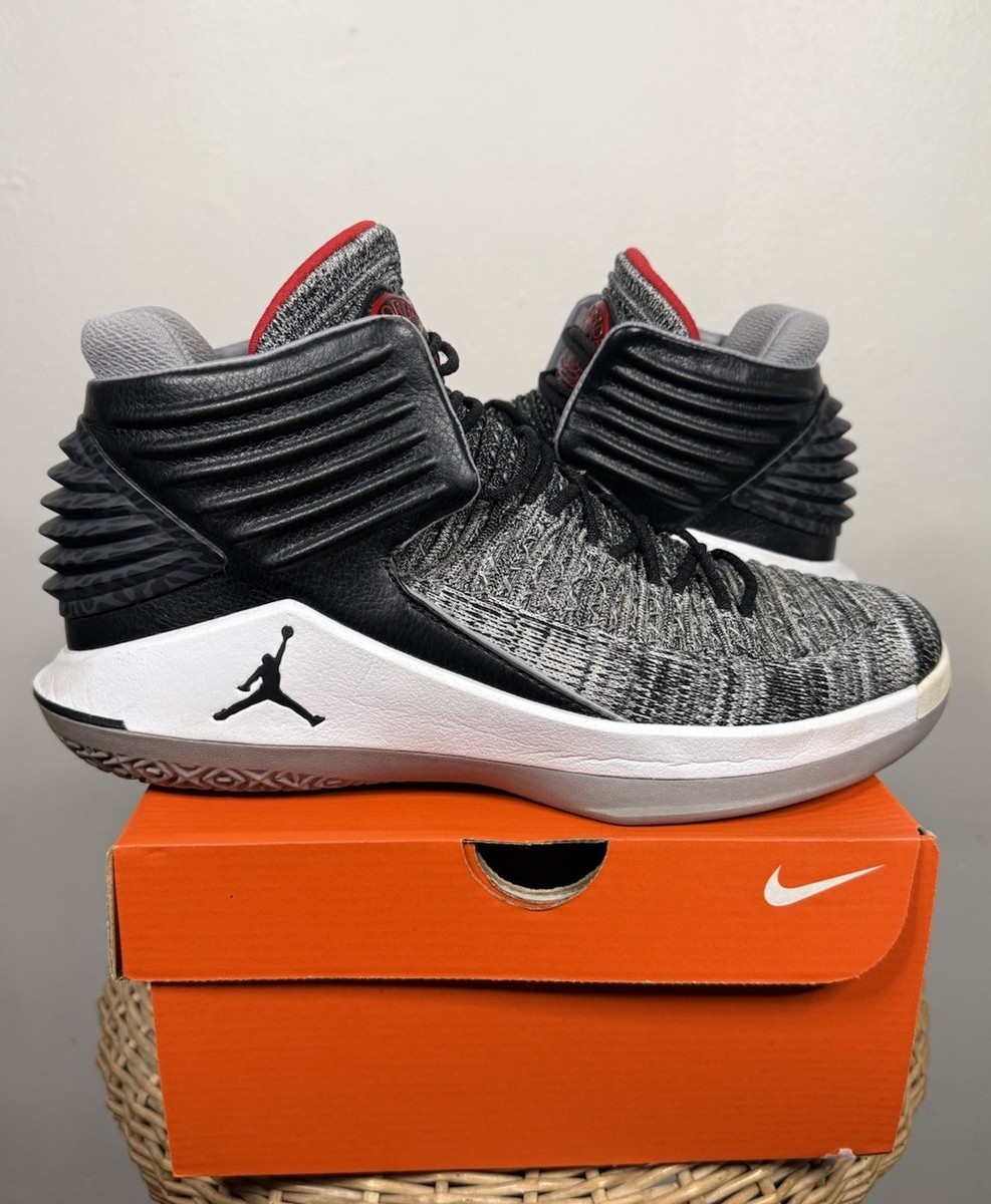 Size 10 - Air Jordan 32 XXXII Black Cement “MVP” RARE | eBay