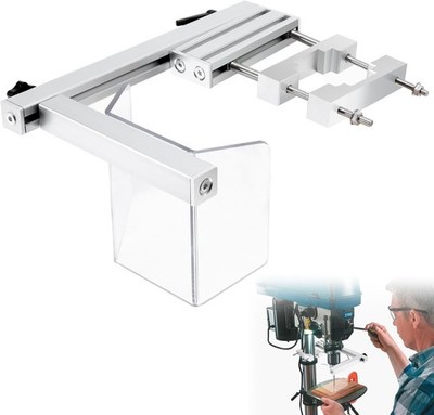 Drill Press Guard Fit Column Diameters of 2-4'' Machines, Flip Drill Press Shield