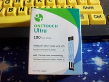 100 ONE TOUCH ULTRA TEST STRIPS 1 BOX OF 100, EXP 4-30-26, GOOD SEALED BOX