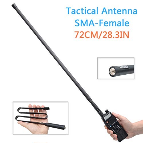 28.3'' SMA-Female UHF VHF Tactical Antenna for Baofeng UV-5R BF-F8HP Pro 5RM K5P - Picture 2 of 7