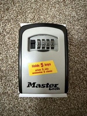 Master Lock 5401DHC 5-Key Locking Combination Steel Box - Black/Silver