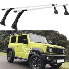 63" Car Van Roof Bars Adjustable Height Rain Gutter Rack Rails For Suzuki Jimny