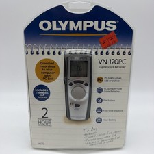 Olympus VN-120PC Digital Voice Recorder Brand New Sealed 2hr Record Time