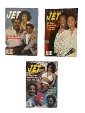Vintage Lot of 3  1979 Jet Magazines Bill Cosby Gary Coleman Etc
