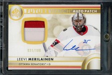 2023-24 SP Authentic Future Watch Auto Patch Leevi Merilainen /100