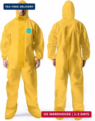 Andes Chemical Protection Coverall with Boots, Hazmat Suit - product listing photo
