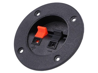 NINIGI Steckverbinder für Lautsprecher, Ø75mm, Klemme mit Druckknopf, 49mm