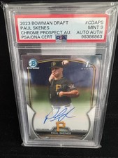 2023 Bowman Draft Paul Skenes Auto ROOKIE PSA 9