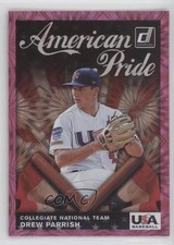 2019 Panini Donruss American Pride Pink Firework Drew Parrish #AP21 08jk