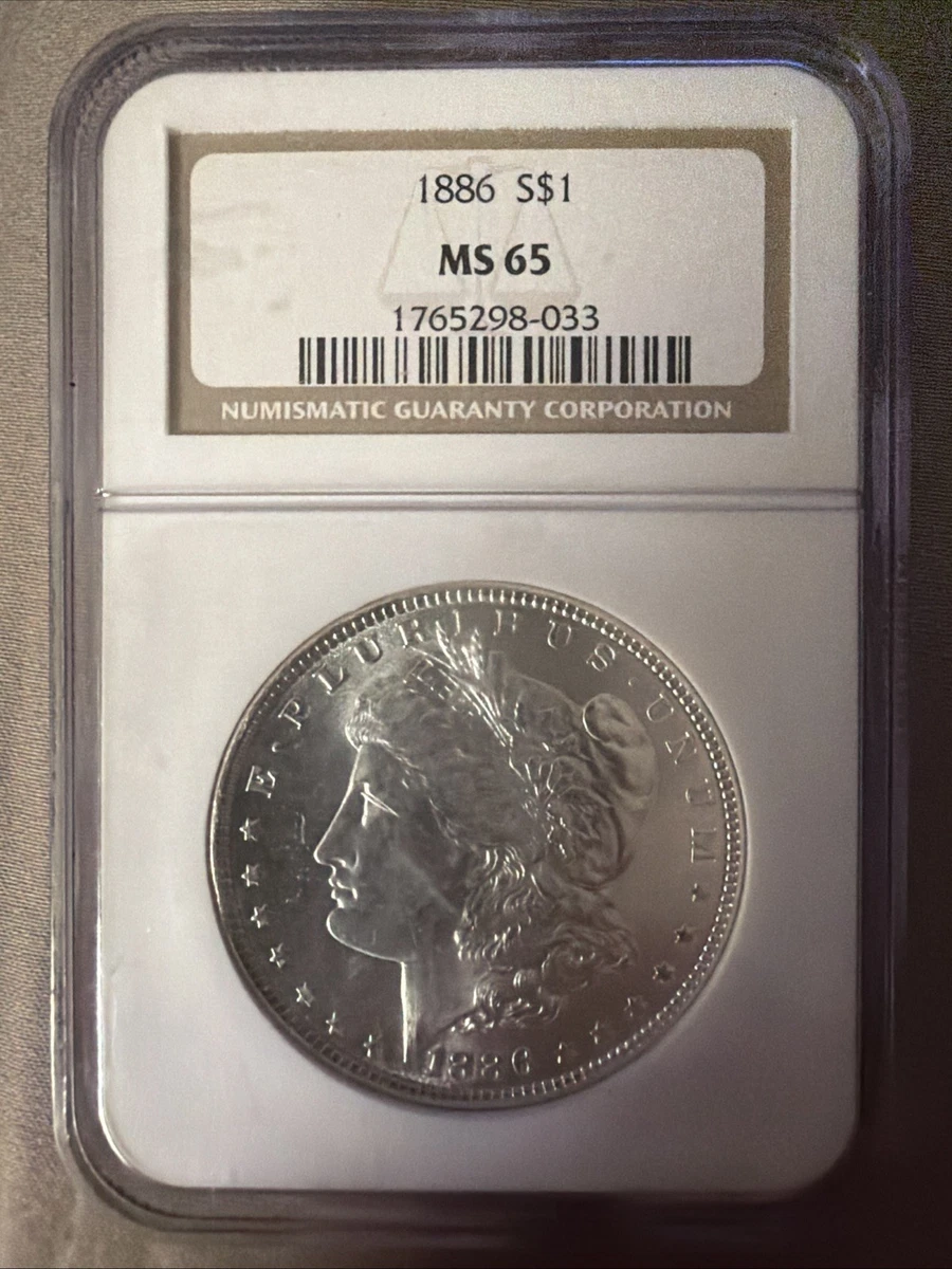 1886 Year Grade MS 65 Morgan Dollars (1878-1921) for sale | eBay
