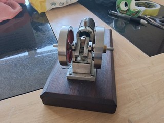 Scratch Built Flame Licker Engine Not Live Steam