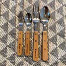 Snow Peak wood party cutlery 4 pieces