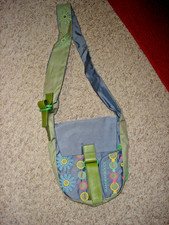 Borsa da viaggio Likew Mandarina Duck ricamata tracolla messenger bordo in pelle
