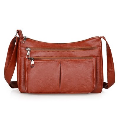 Women's Shoulder Purse Small Cross Body Organizer Bag Purses and Handbags Multi