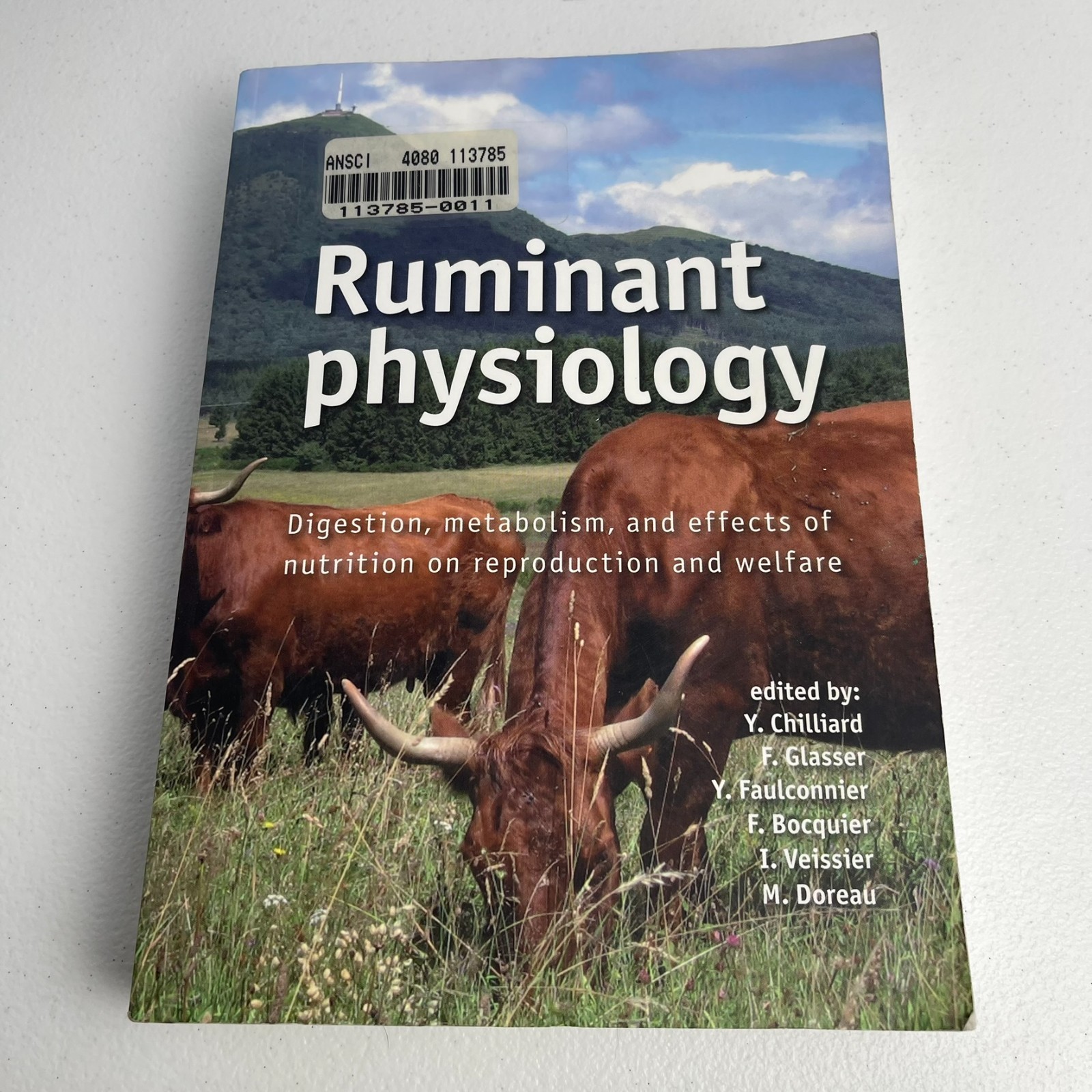 Ruminant Physiology - Digestions, metabolism and effects of nutrition Chilliard