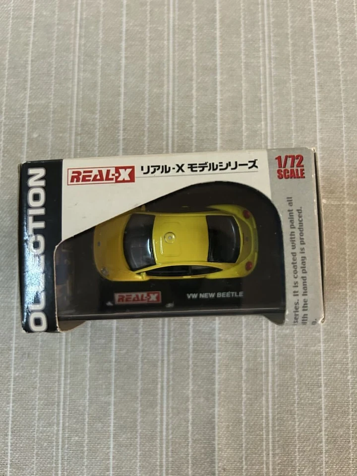 pressofuso, collezione di auto in miniatura REAL-X 1/72, giallo, Volkswagen... - Immagine 2 di 4
