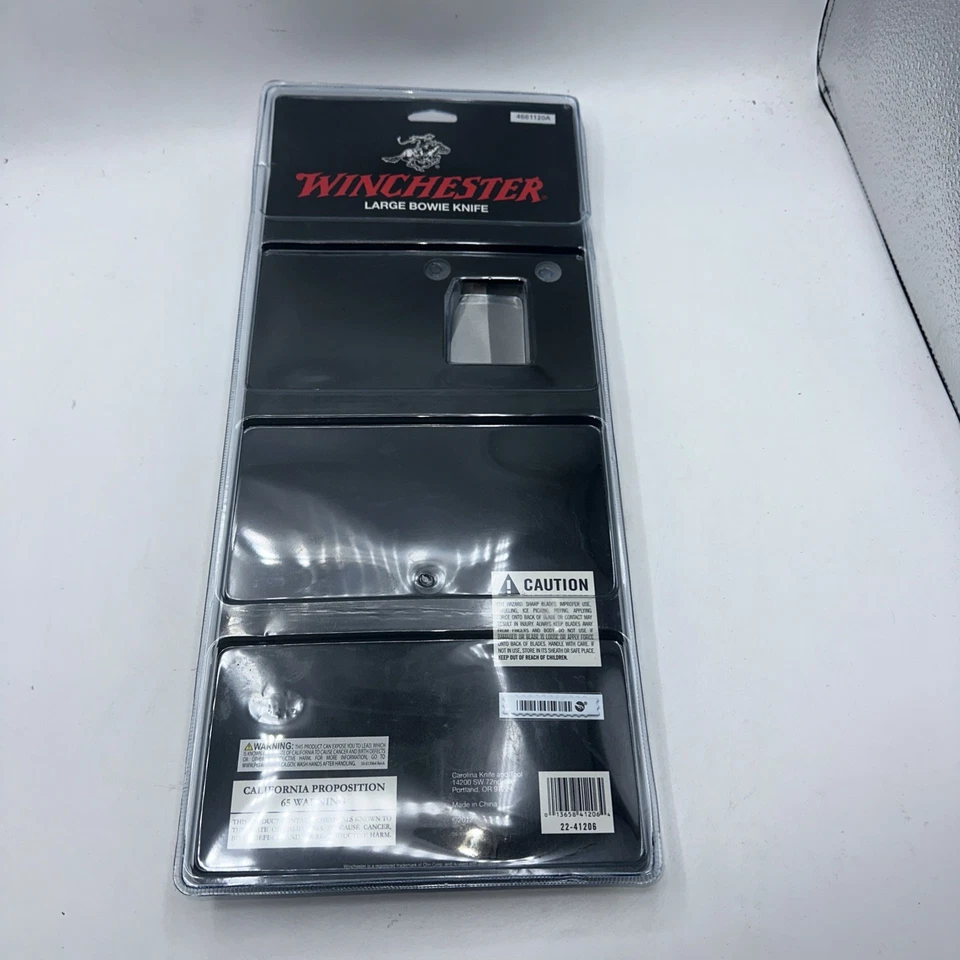 NUEVO - Cuchillo Bowie Grande Winchester con Funda 22-41206 Acero Inoxidable (TF1091) Foto 4 de 4